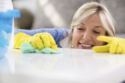 Deep cleaning of stained commercial carpet fibres in Shirley
